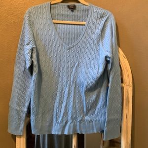 Talbots cotton cable knit sweater